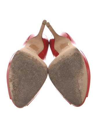 Christian Dior Patent Leather Studded Accents Pumps