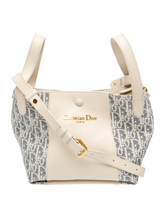 Christian Dior Oblique Jacquard Dior Signature Bucket Bag Small 2023