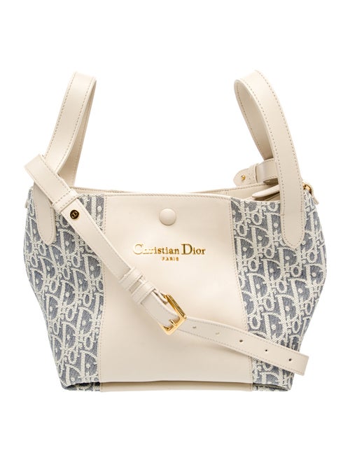 Christian Dior Oblique Jacquard Dior Signature Bucket Bag Small 2023
