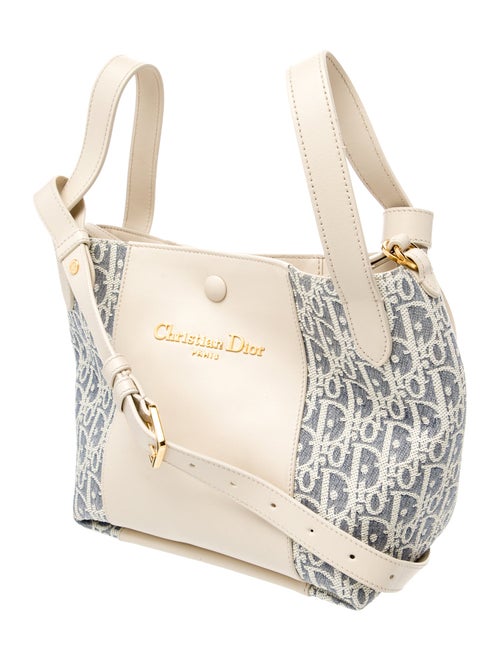 Christian Dior Oblique Jacquard Dior Signature Bucket Bag Small 2023