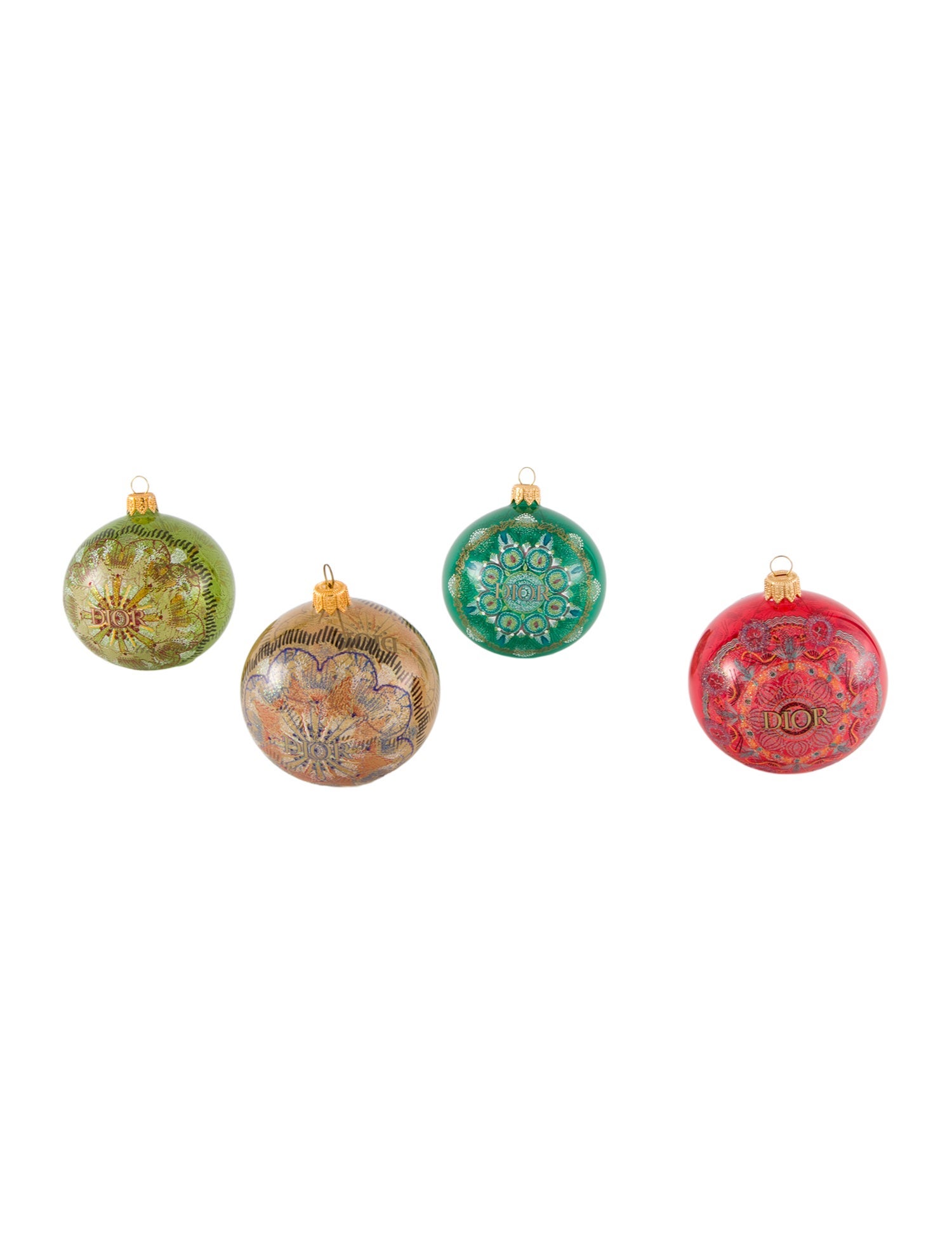 Christian Dior 4-Piece Luminaire Ornaments Set
