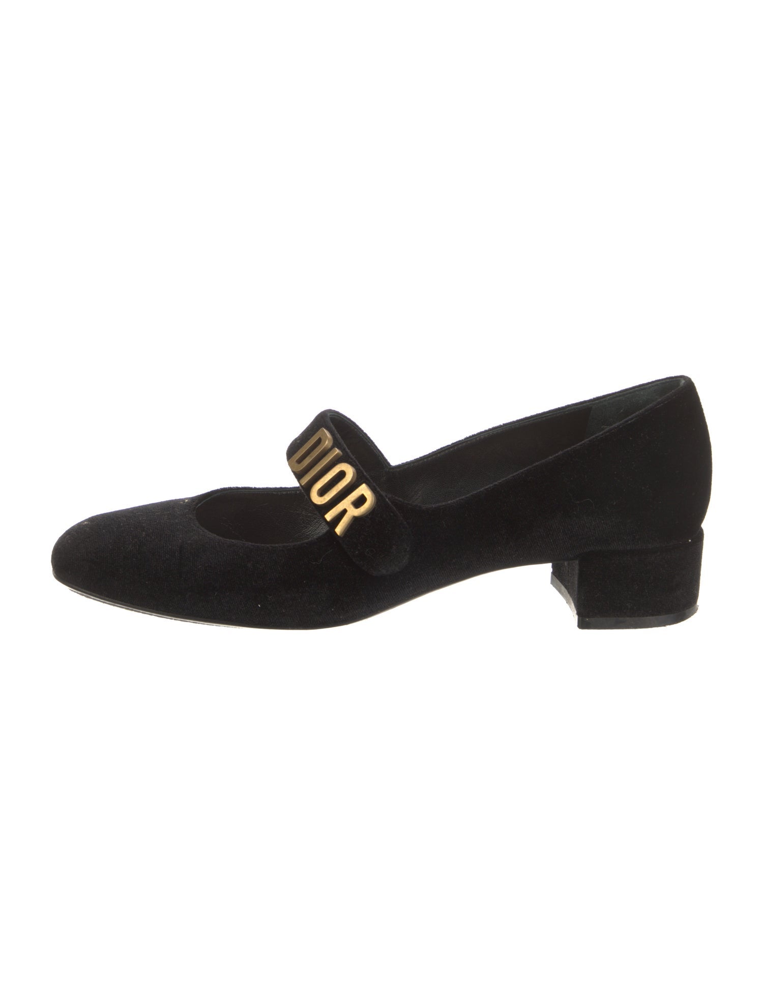 Christian Dior Baby-D Velvet Pumps