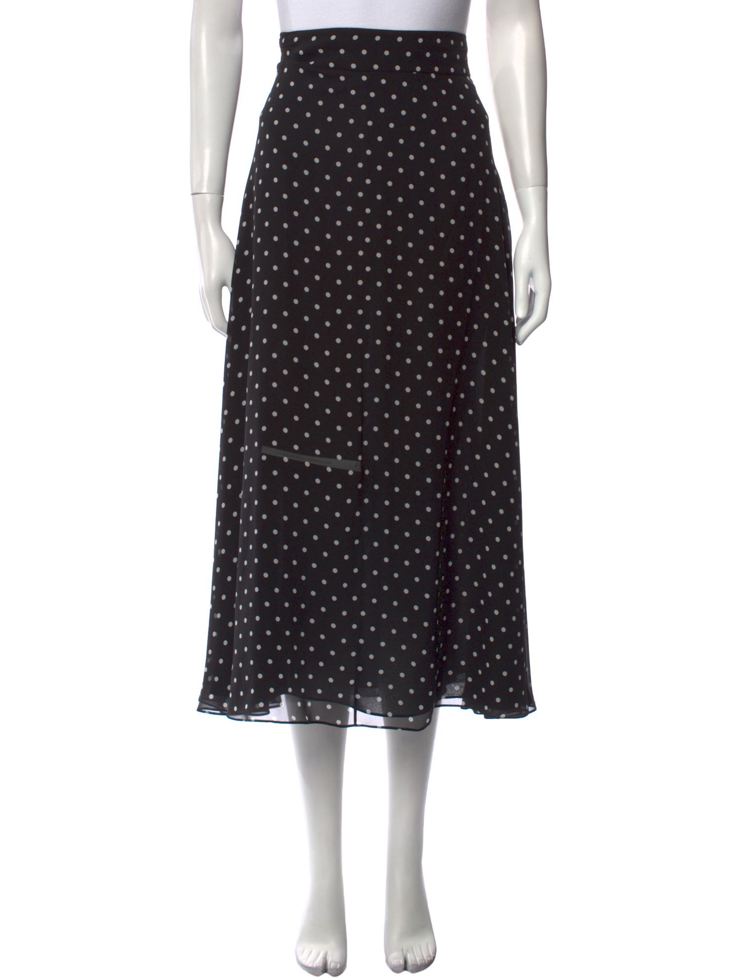 Christian Dior Silk Midi Length Skirt