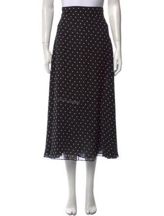 Christian Dior Silk Midi Length Skirt