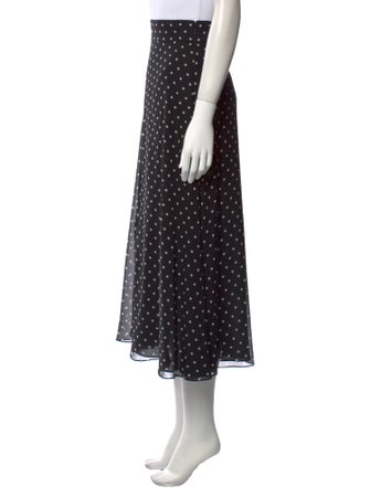 Christian Dior Silk Midi Length Skirt