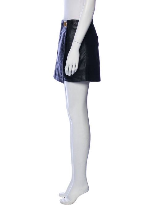 Christian Dior Leather Mini Shorts