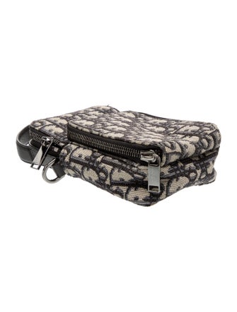 DIOR MEN Oblique Jacquard Micro Rider Pouch
