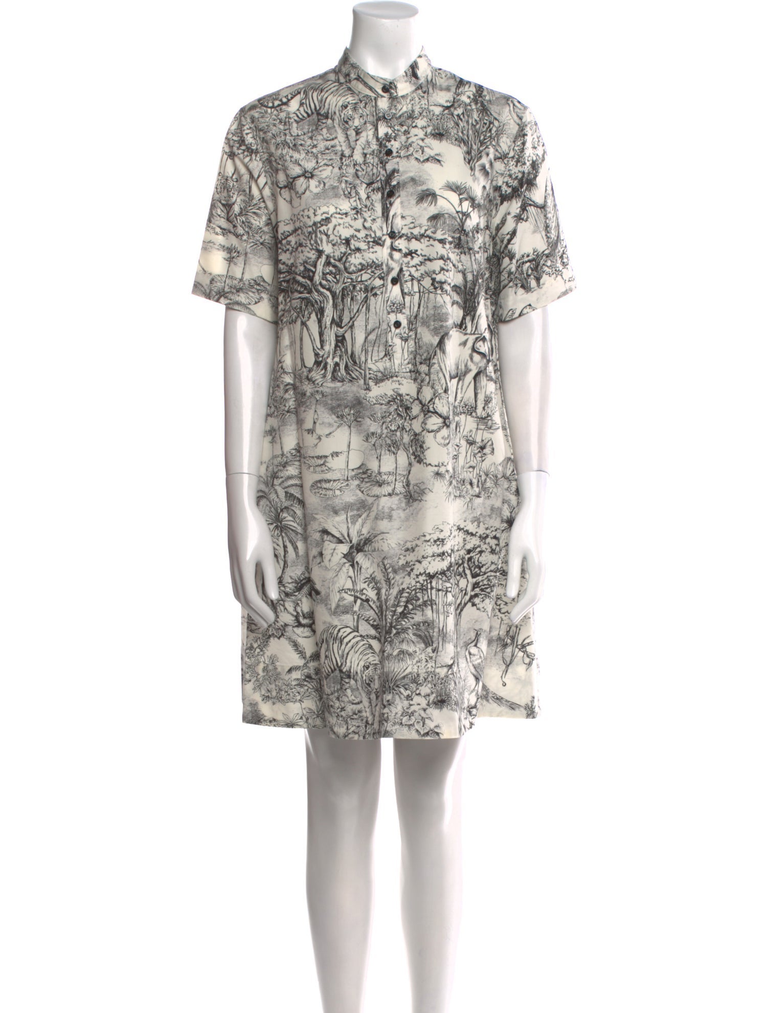 Christian Dior Printed Mini Dress