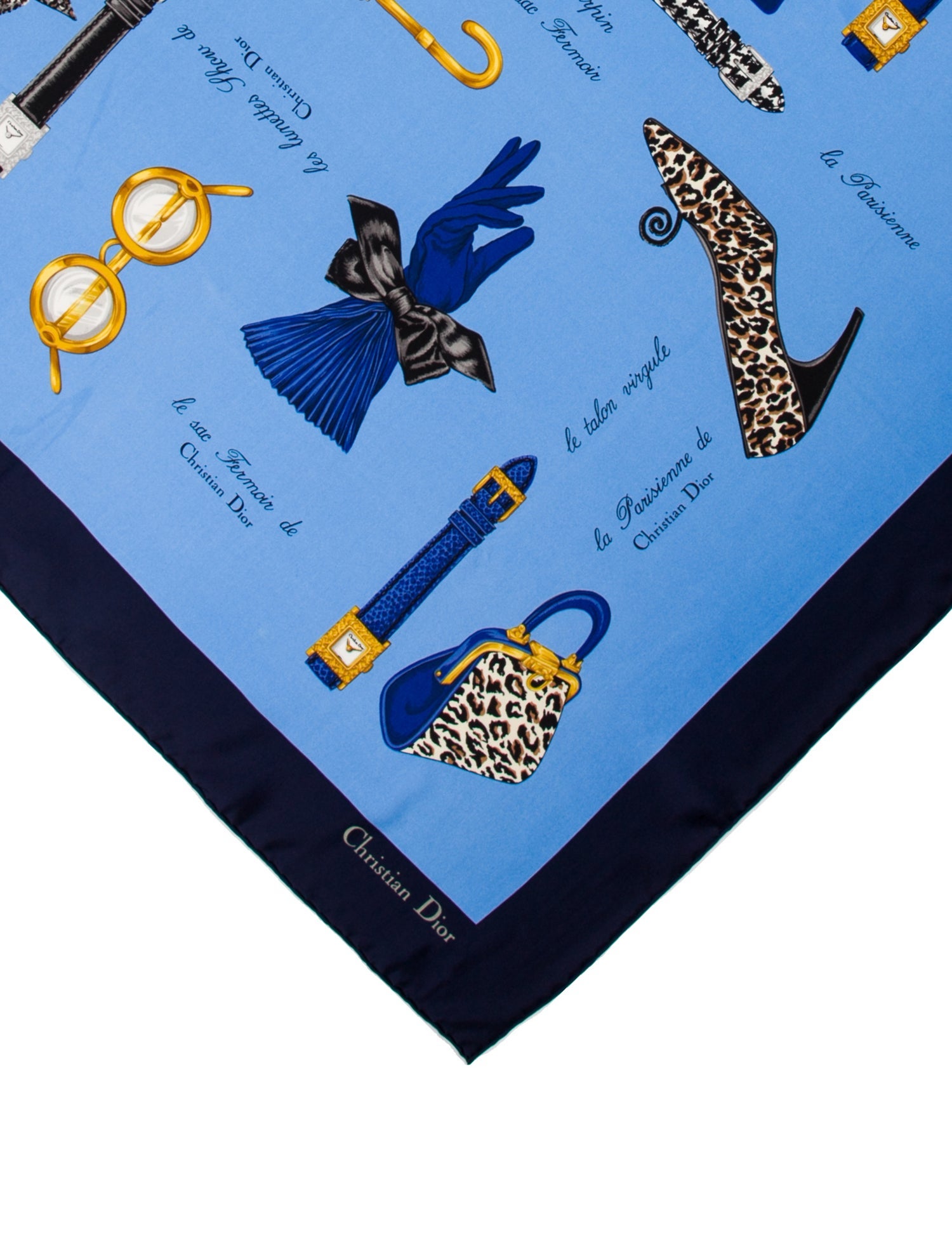 Christian Dior Silk Printed Scarf