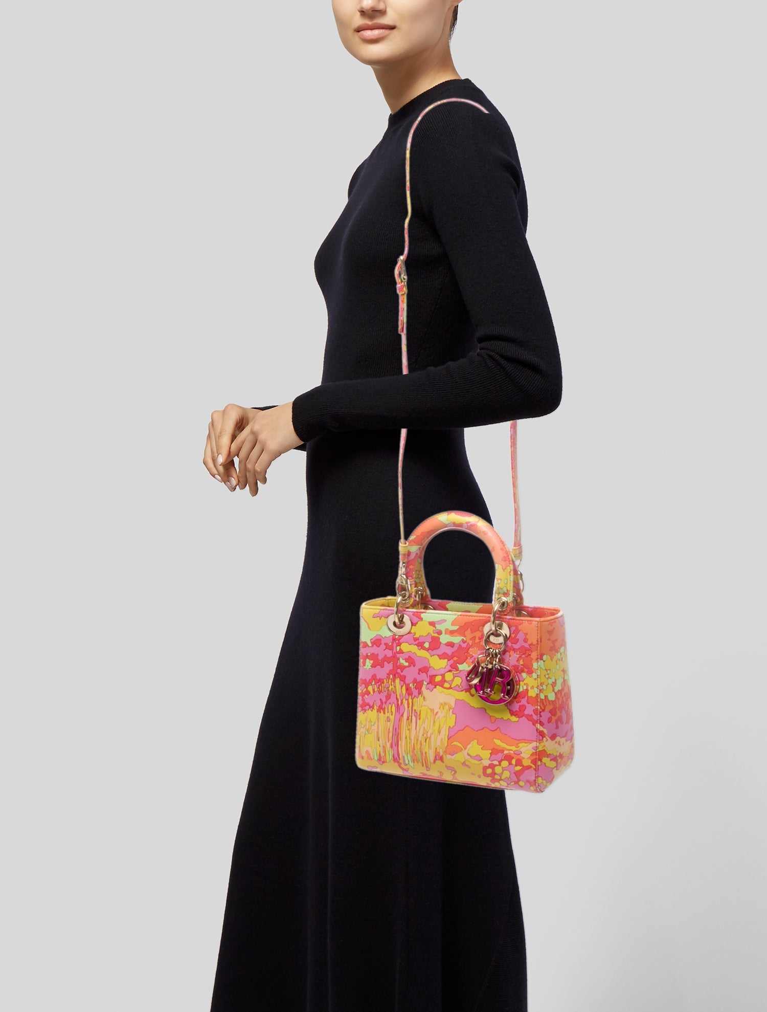 Christian Dior Leather Lady Dior Medium 2022