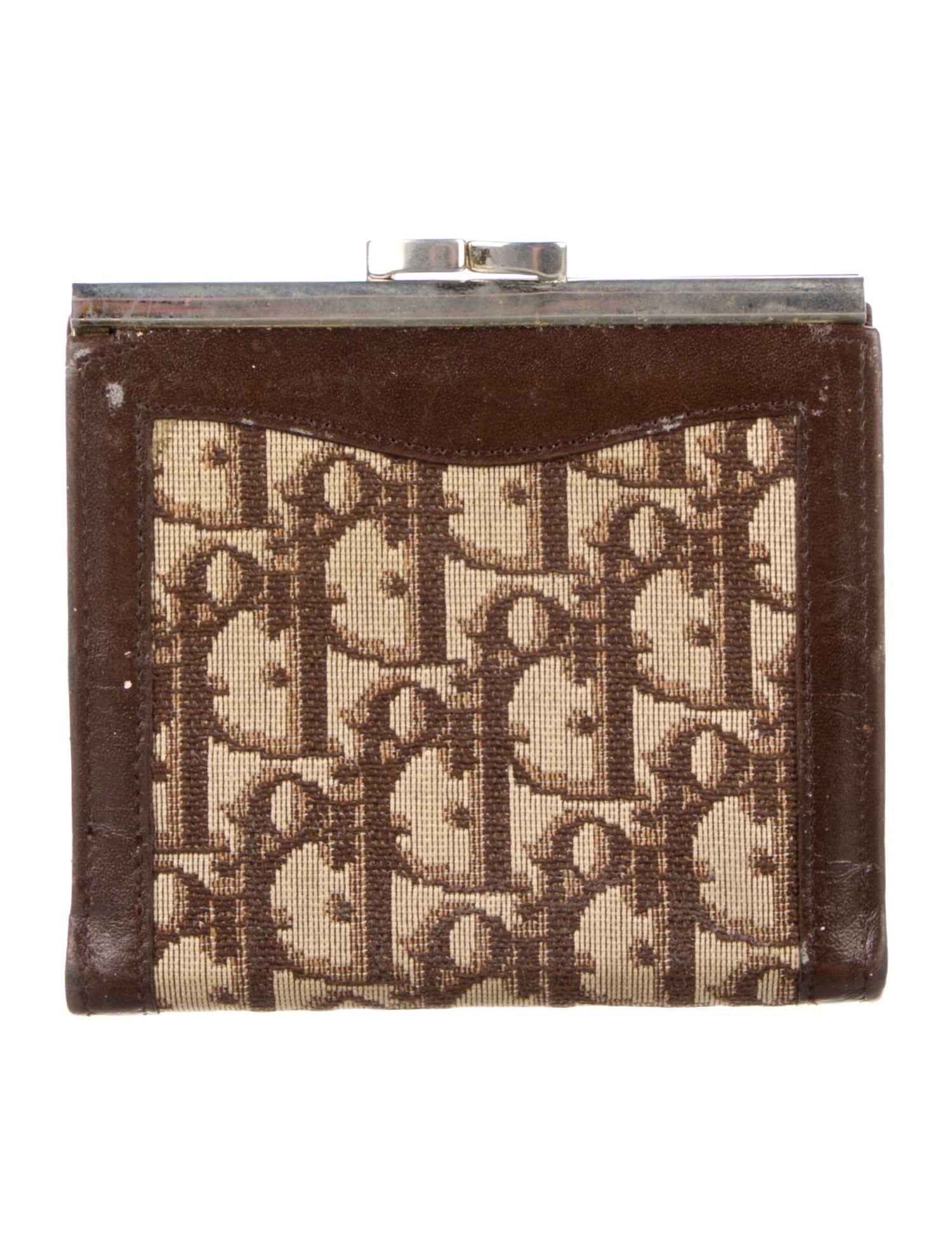 Christian Dior Vintage Diorissimo Pattern French Purse