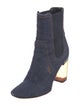 Christian Dior Denim Chelsea Boots
