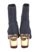 Christian Dior Denim Chelsea Boots