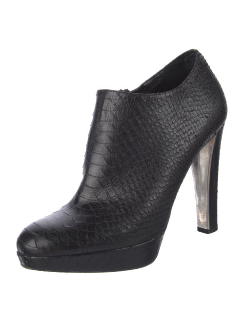 Christian Dior Snakeskin Animal Print Boots