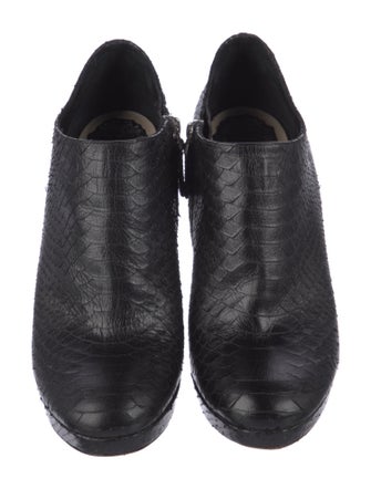 Christian Dior Snakeskin Animal Print Boots