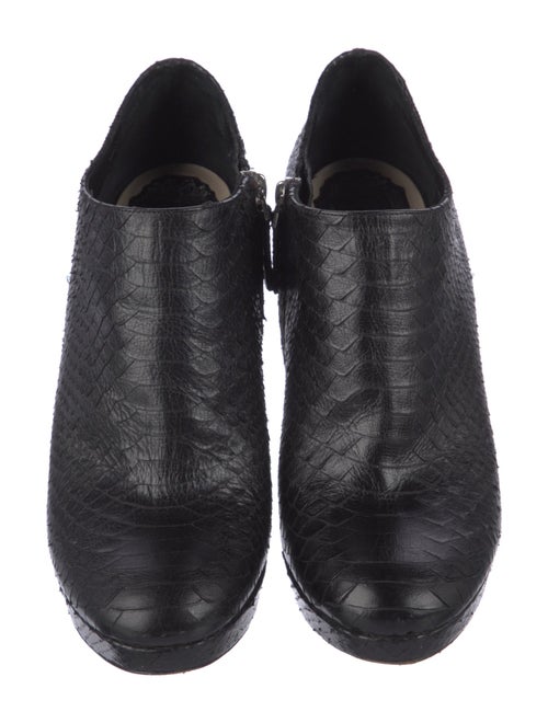 Christian Dior Snakeskin Animal Print Boots
