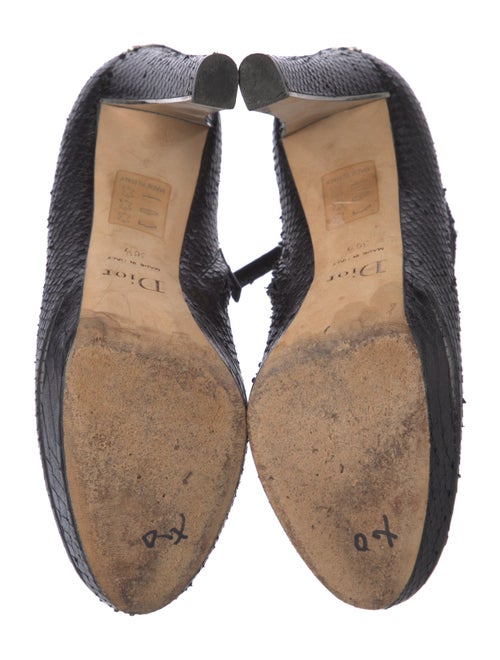 Christian Dior Snakeskin Animal Print Boots