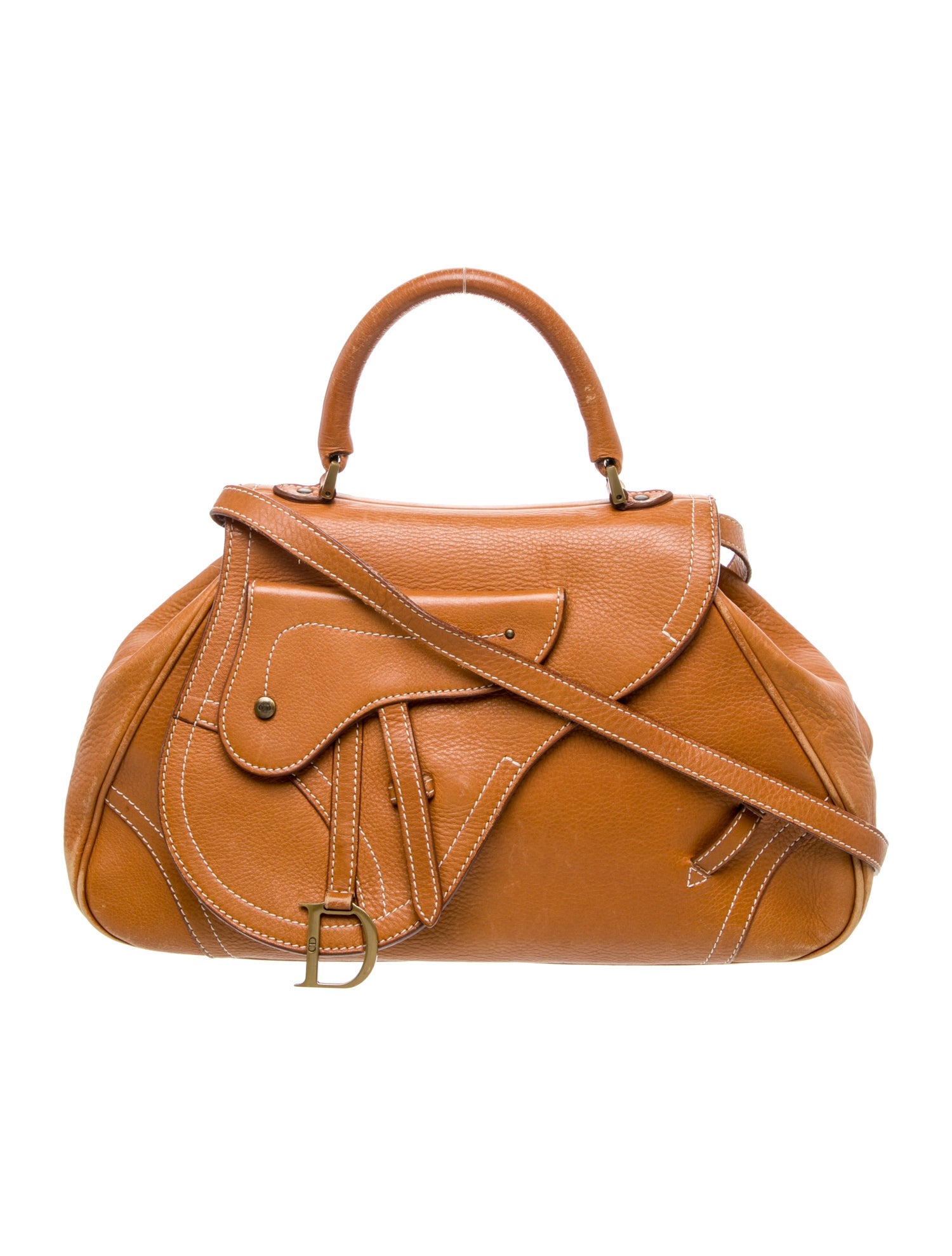 Christian Dior Leather Saddle