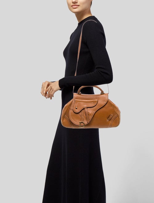 Christian Dior Leather Saddle