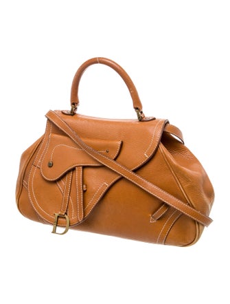 Christian Dior Leather Saddle