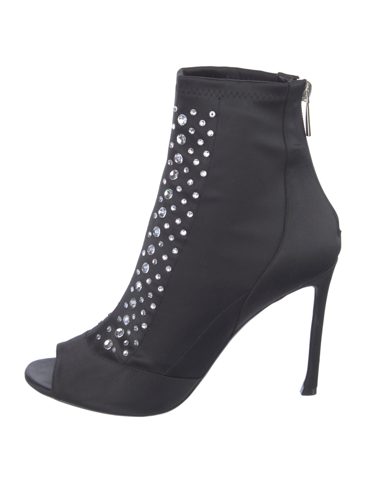 Christian Dior Satin Crystal Embellishments Pumps