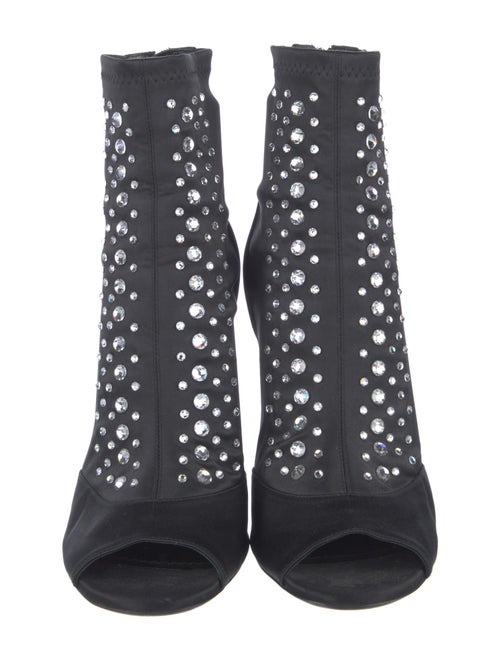 Christian Dior Satin Crystal Embellishments Pumps