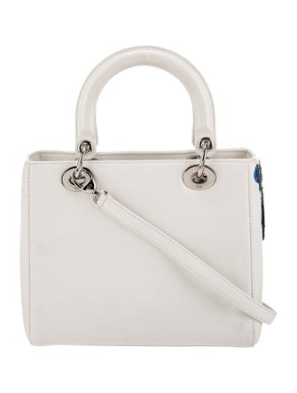 Christian Dior Leather Top Handle Bag Medium