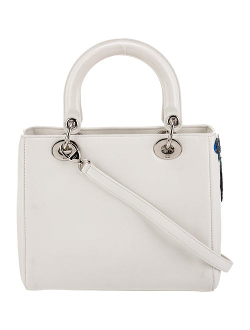 Christian Dior Leather Top Handle Bag Medium