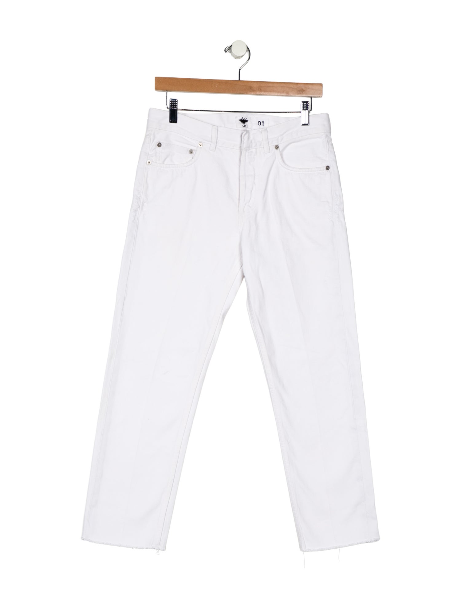 Christian Dior Mid-Rise Straight Leg Jeans