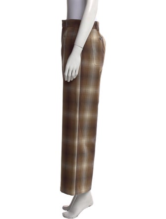 Christian Dior Virgin Wool Wide Leg Pants