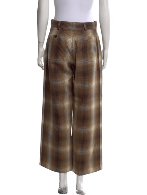 Christian Dior Virgin Wool Wide Leg Pants