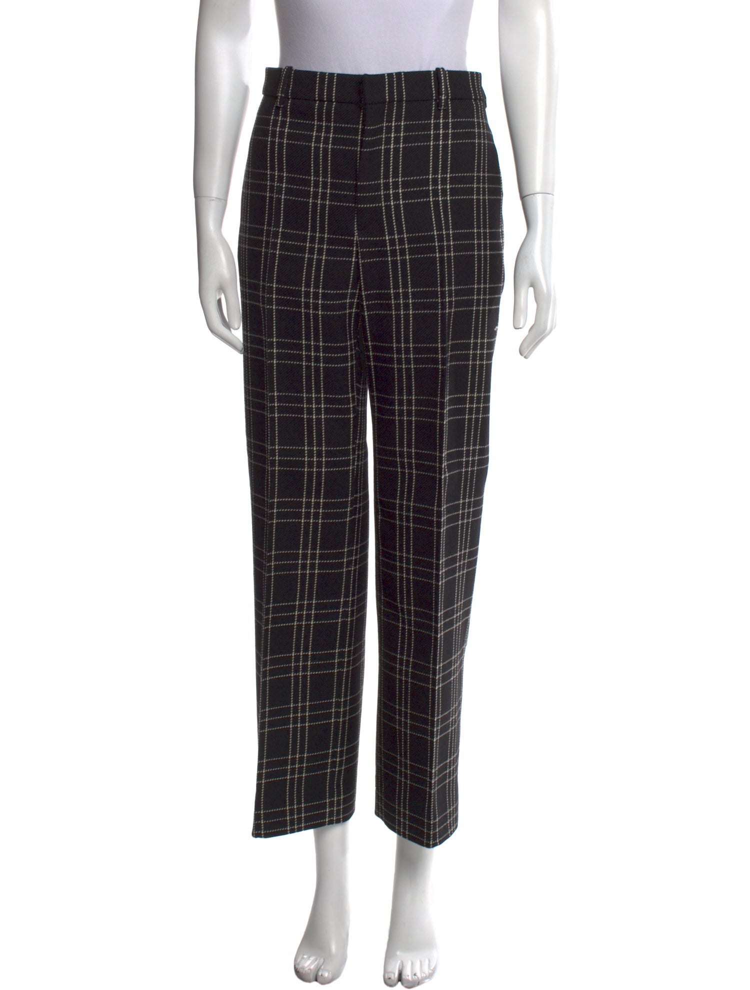 Christian Dior Virgin Wool Wide Leg Pants