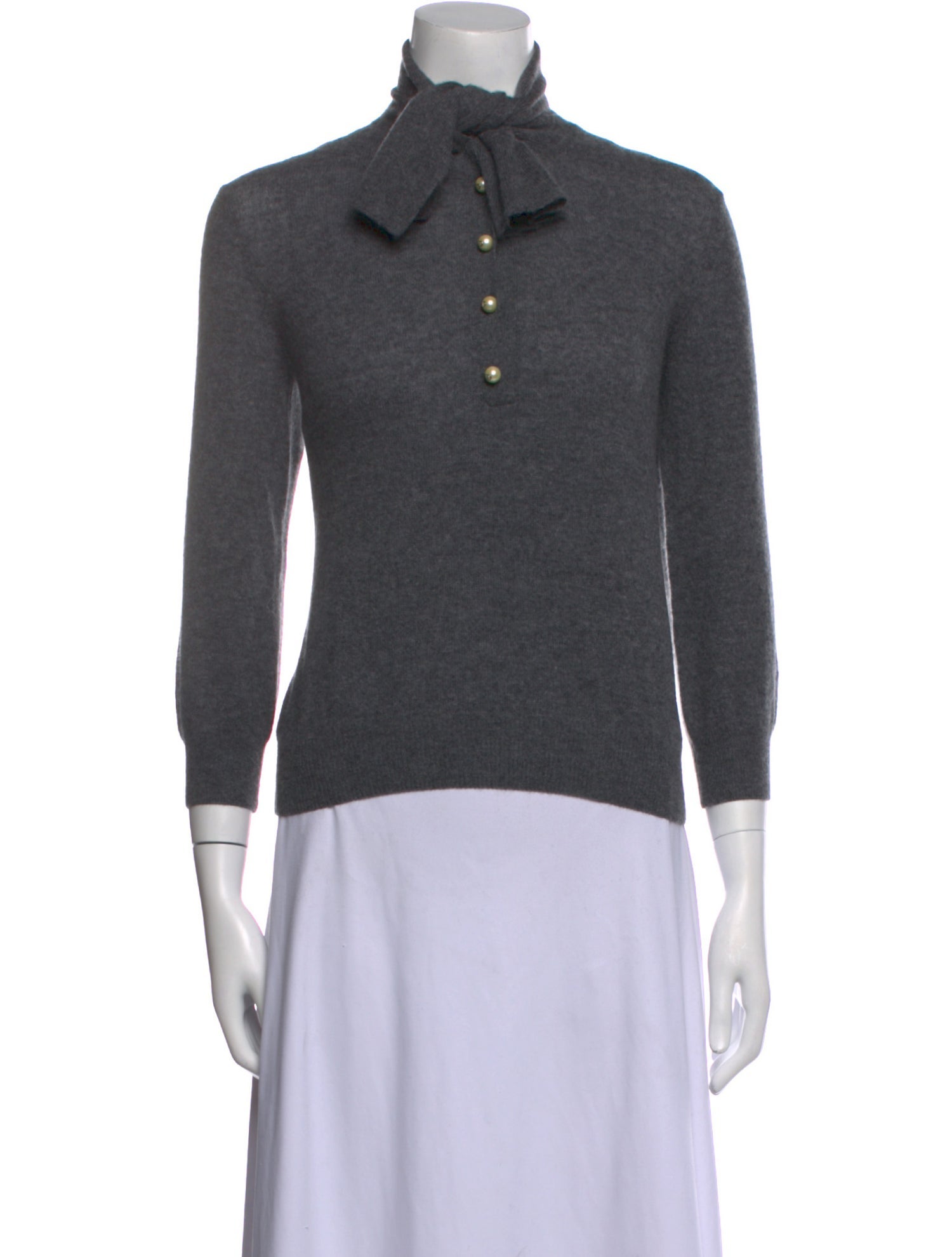 Christian Dior Cashmere Cowl Neck Sweater w/ Tags