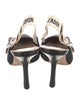 Christian Dior Graphic Print Bow Accents Slingback Pumps