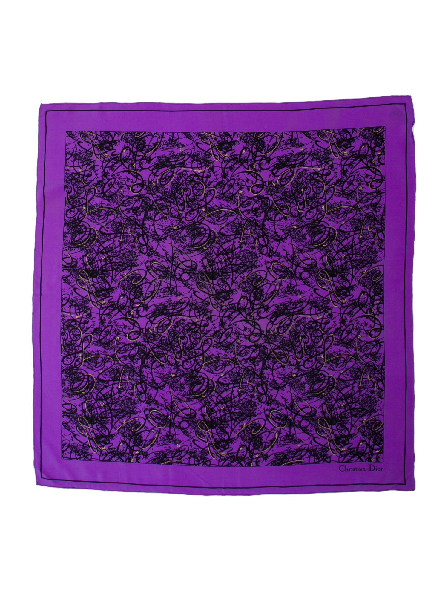 Christian Dior Silk Vintage Scarf