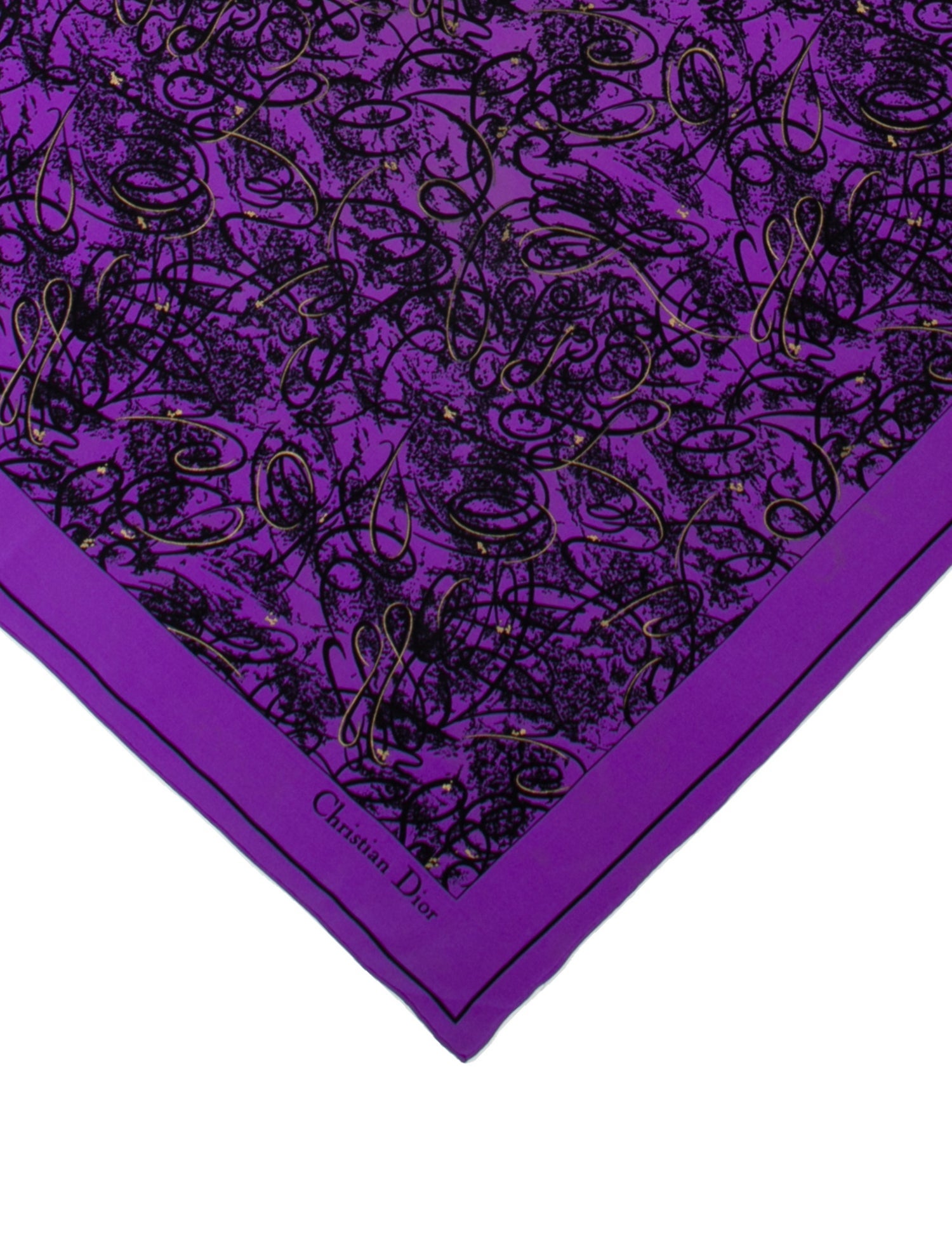 Christian Dior Silk Vintage Scarf