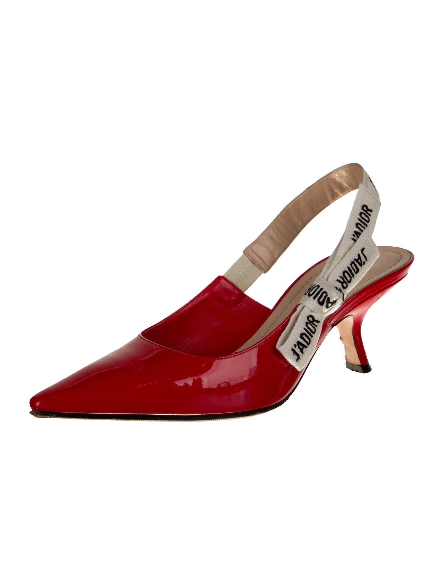 Christian Dior J'ADIOR Patent Leather Slingback Pumps
