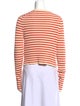Christian Dior Striped Scoop Neck Sweater
