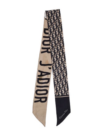 Christian Dior Silk Printed Scarf