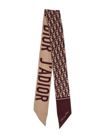 Christian Dior Silk Printed Scarf
