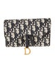 Christian Dior Oblique Jacquard Wallet on Chain