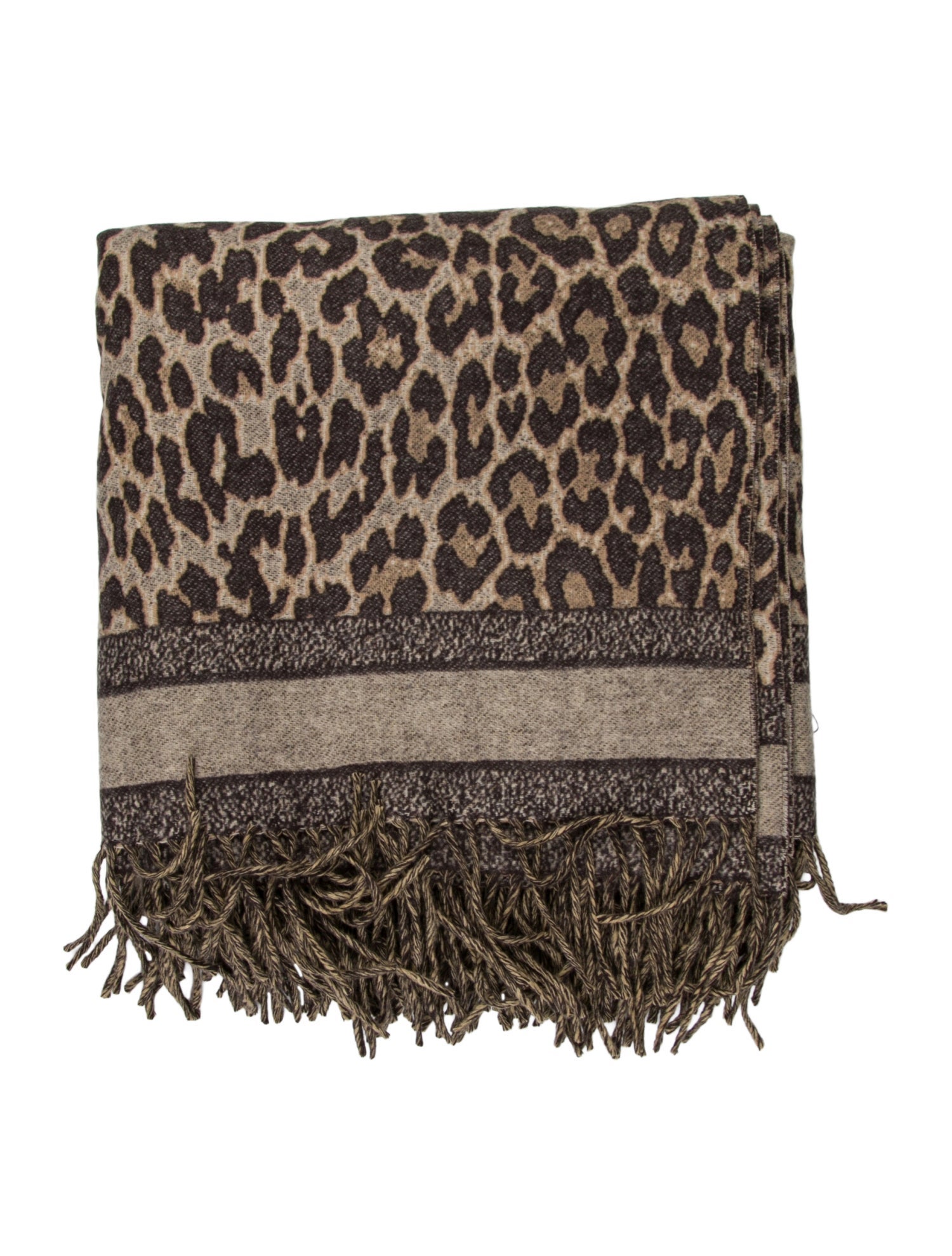 Christian Dior Leopard Throw Blanket