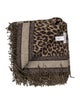 Christian Dior Leopard Throw Blanket