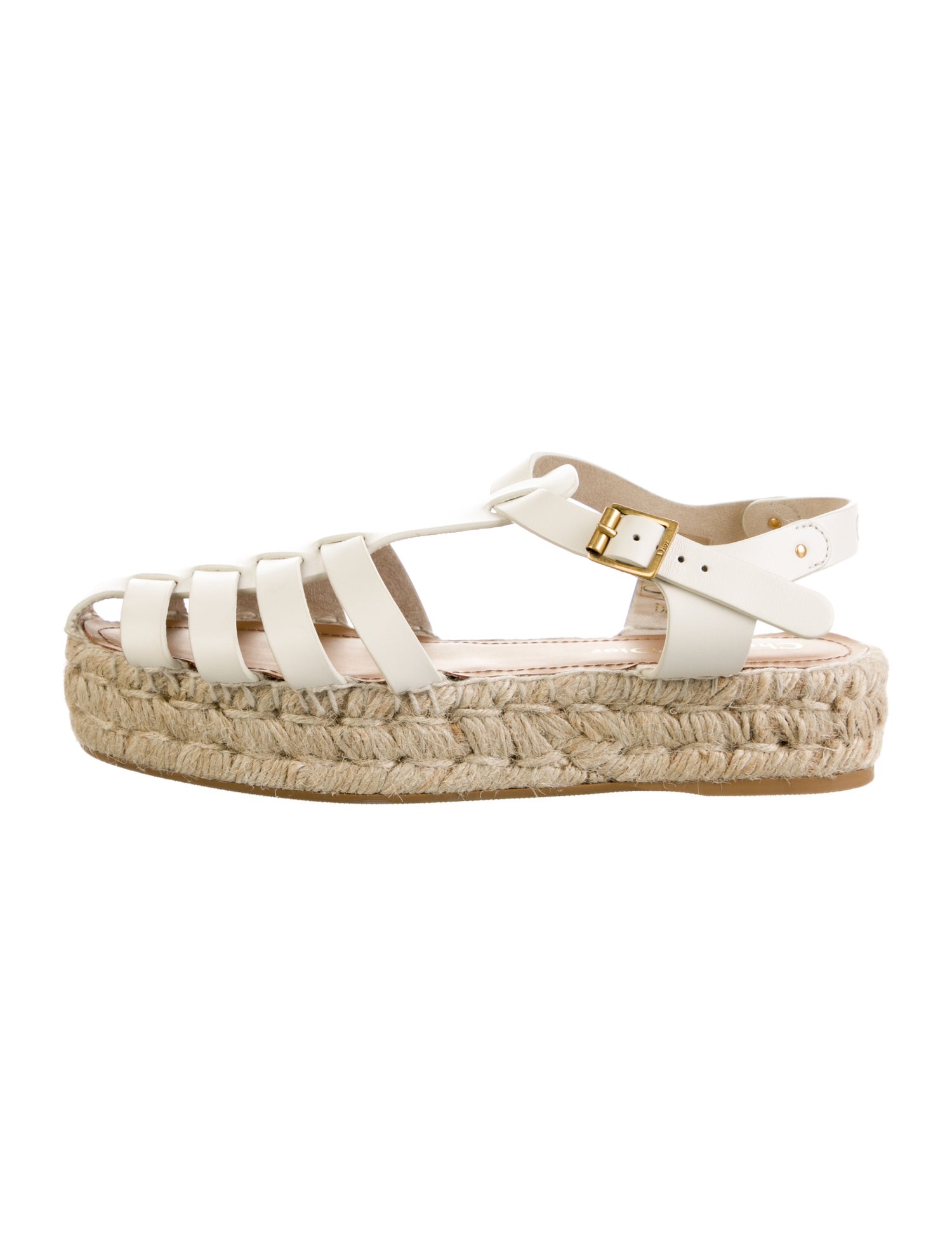 Christian Dior Leather Espadrilles