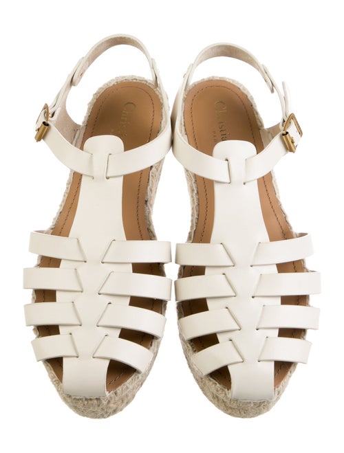 Christian Dior Leather Espadrilles