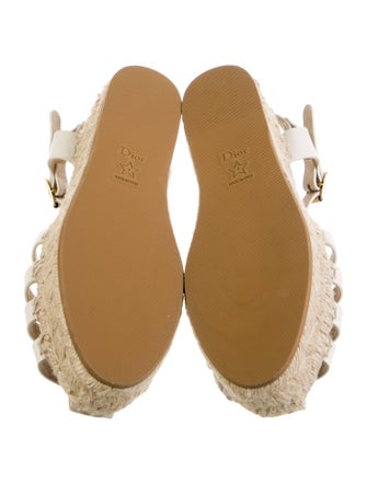 Christian Dior Leather Espadrilles