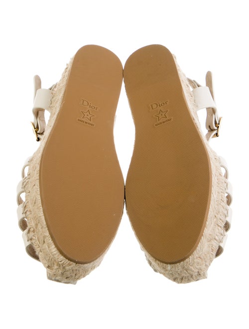 Christian Dior Leather Espadrilles