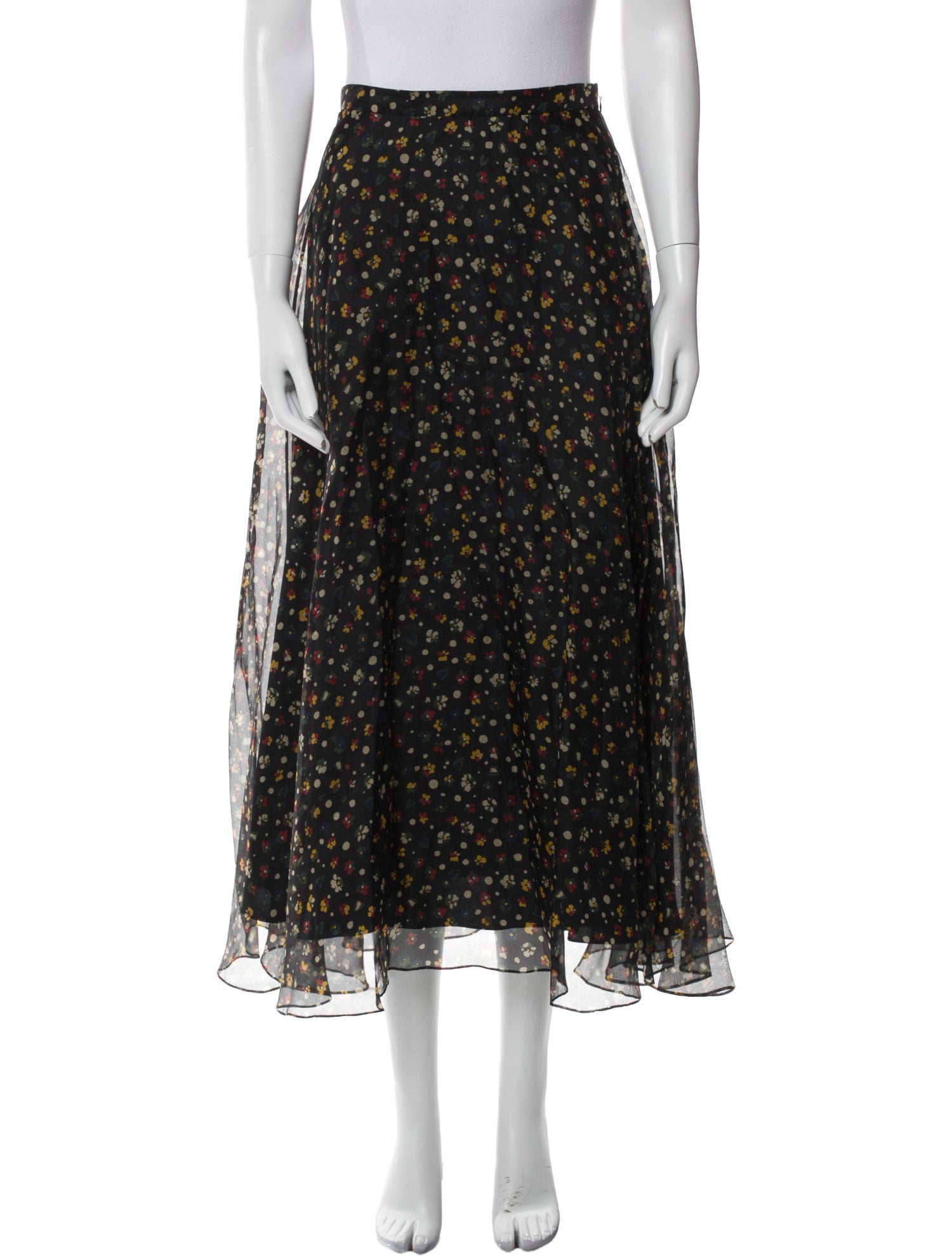 Christian Dior Printed Midi Length Skirt