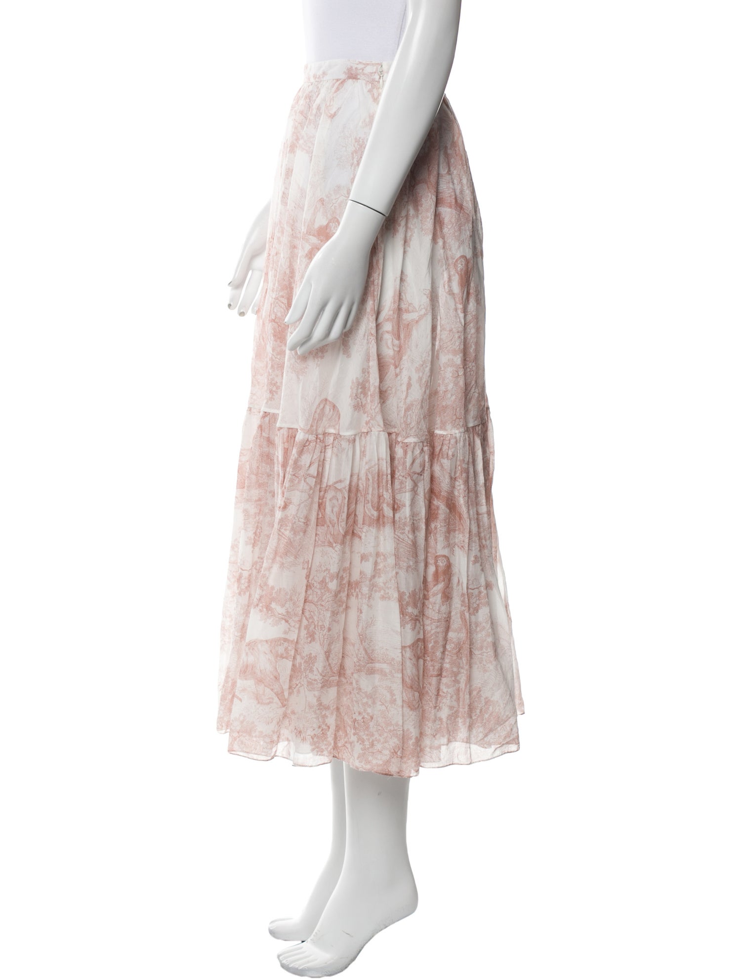 Christian Dior Printed Midi Length Skirt w/ Tags