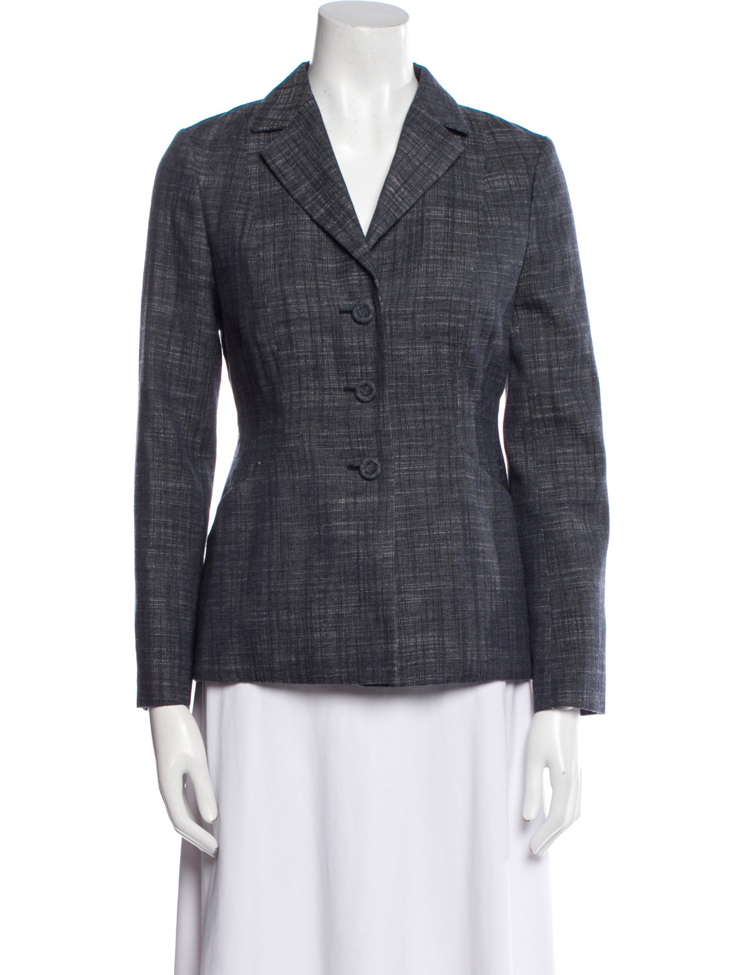Christian Dior 2021 Plaid Print Blazer